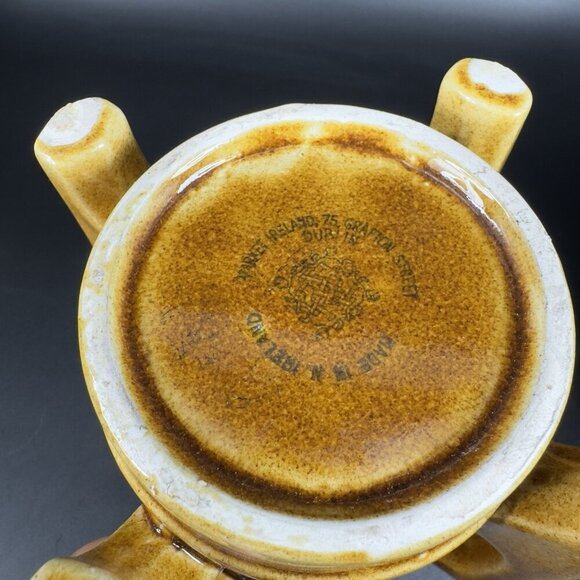 Ireland Pottery Vase Grafton Street Dublin Vase With Four Handles Flower Pot VTG - Picture 5 of 12